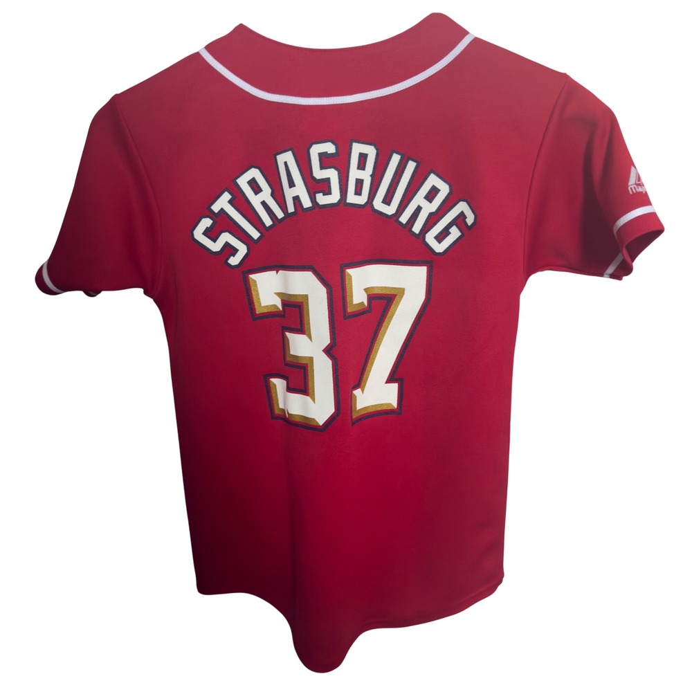 Washington Nationals Stephen Strasburg #37‎ Jersey | Majestic MLB | Youth M